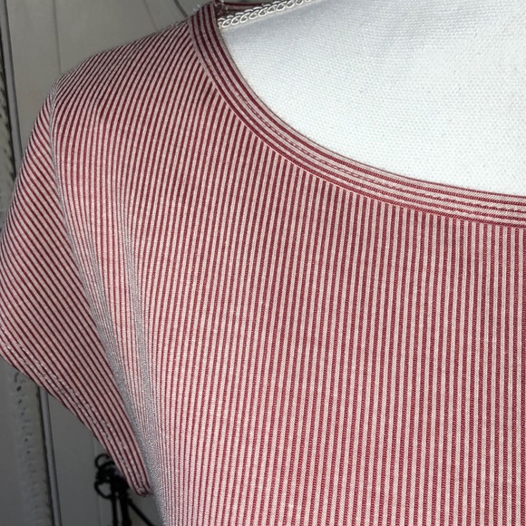 Rae Mode Red Striped Dress - Picture 7 of 9